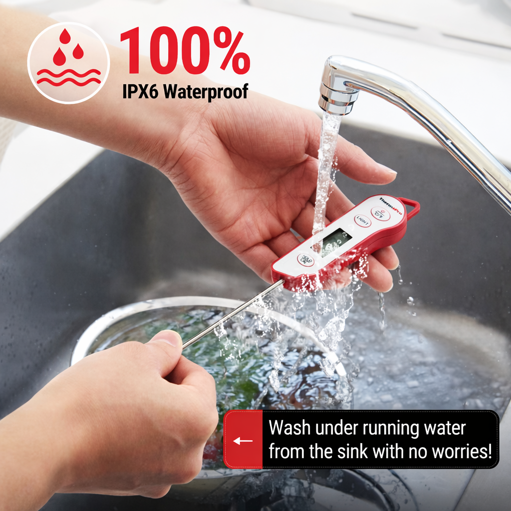 Termómetro digital de contacto lavable THPRTP15H, ‐50 a 300°C - 1