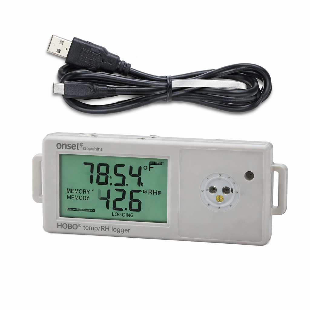 Data logger de temperatura y humedad UX100-011A, 1 a 95%, Onset - 1