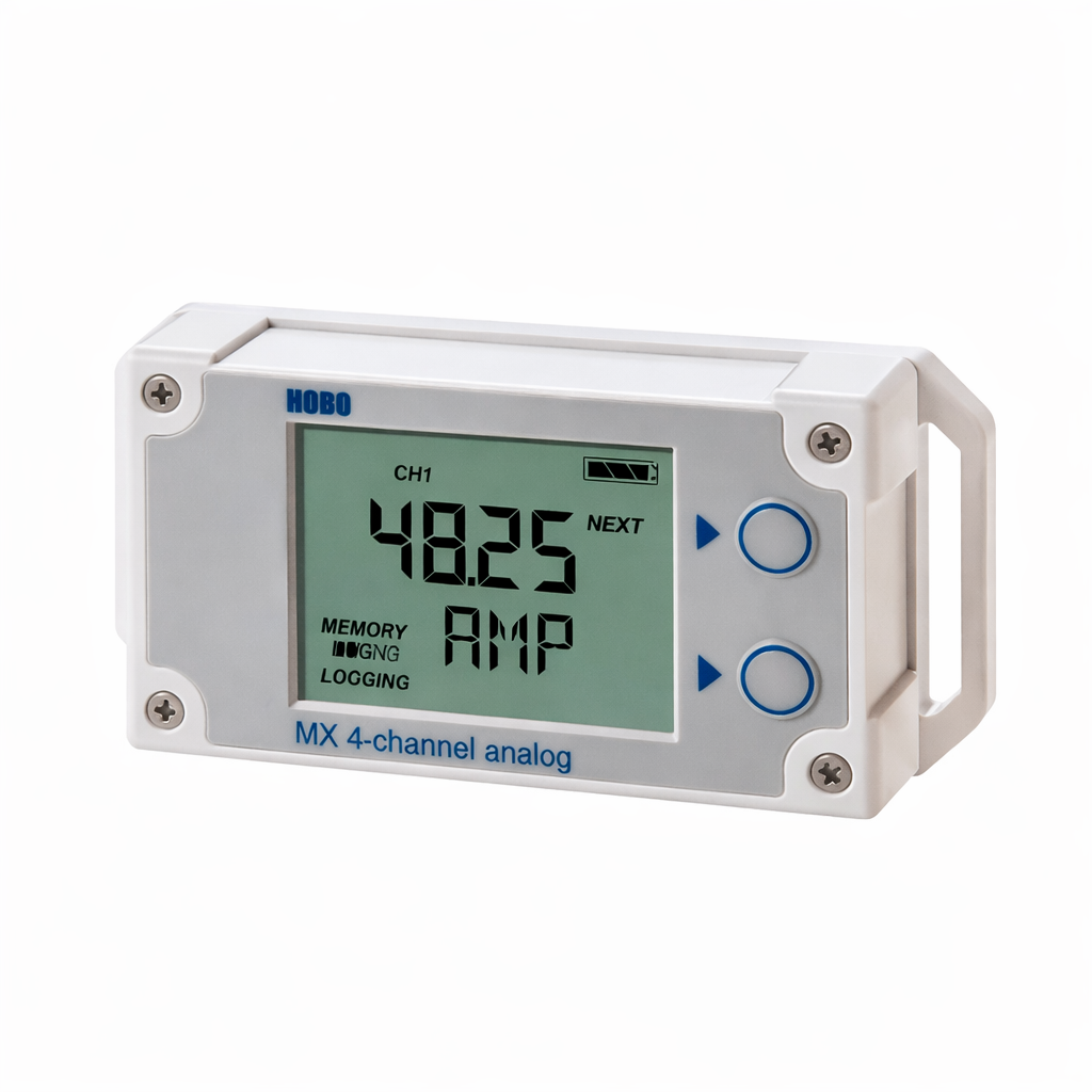 Data logger analógico de 4 canales con Bluetooth MX1105,-20 a 70 °C,Onset