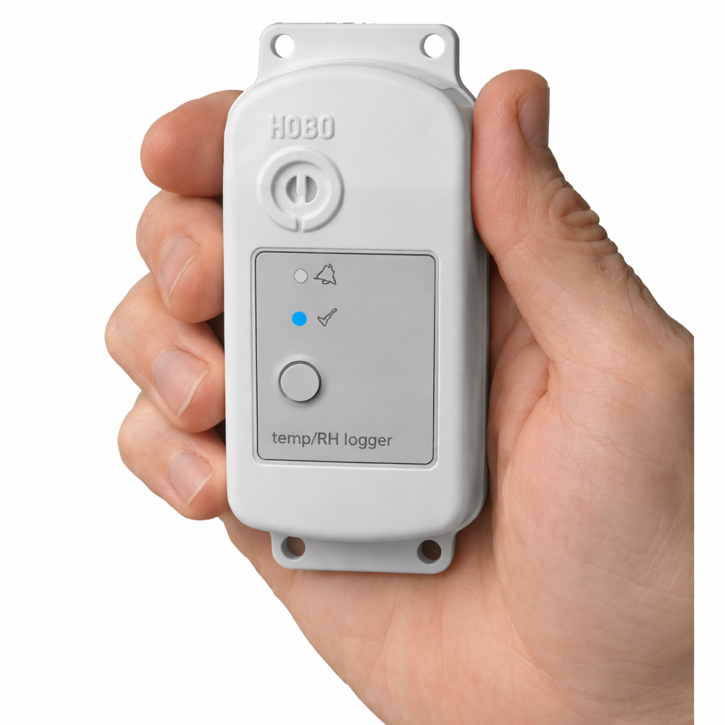 Data logger de temperatura y humedad con Bluetooth MX2301A, -40 ° C a 70 ° C, Onset  - 4