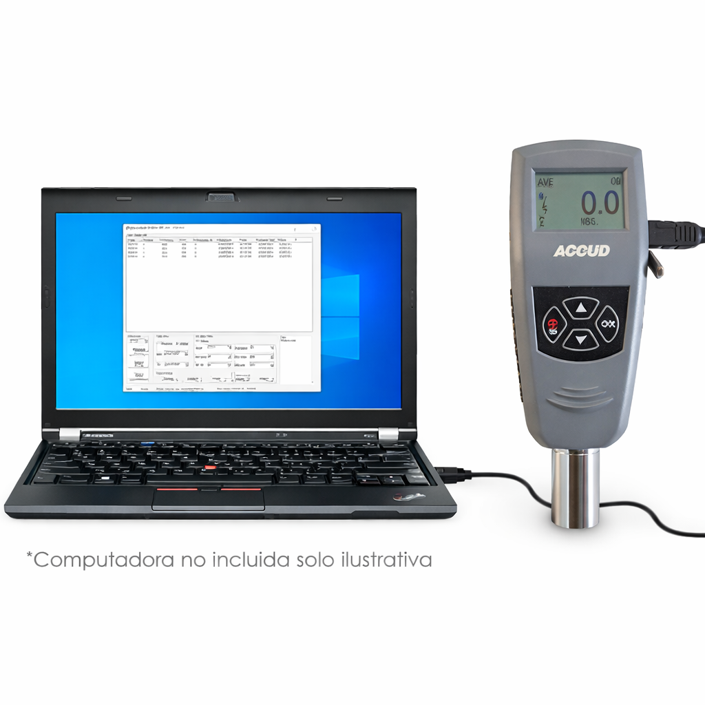 Durómetro digital shore A HS1A, 20 HA a 90 HA, ACCUD - 2