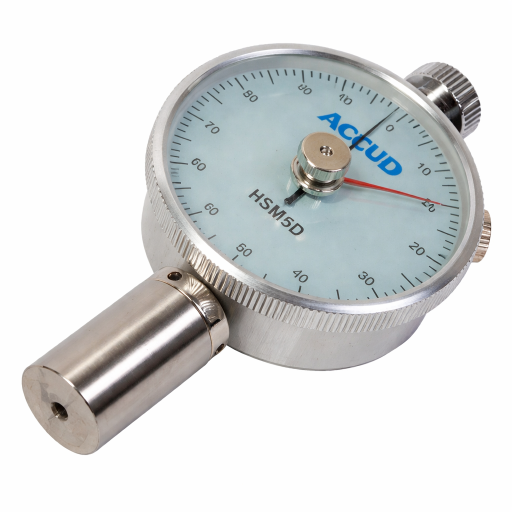 Durómetro analógico shore D HSM5D, 20 HD hasta 90 HD, ACCUD