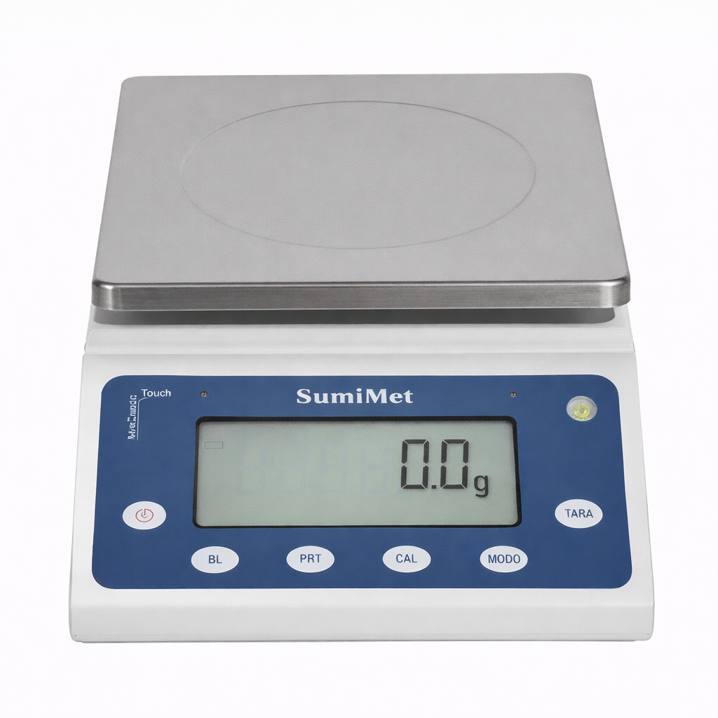 Balanza de precisión SM/10000/1G, 10000 gr/ 0.1 g, SumiMet - 3