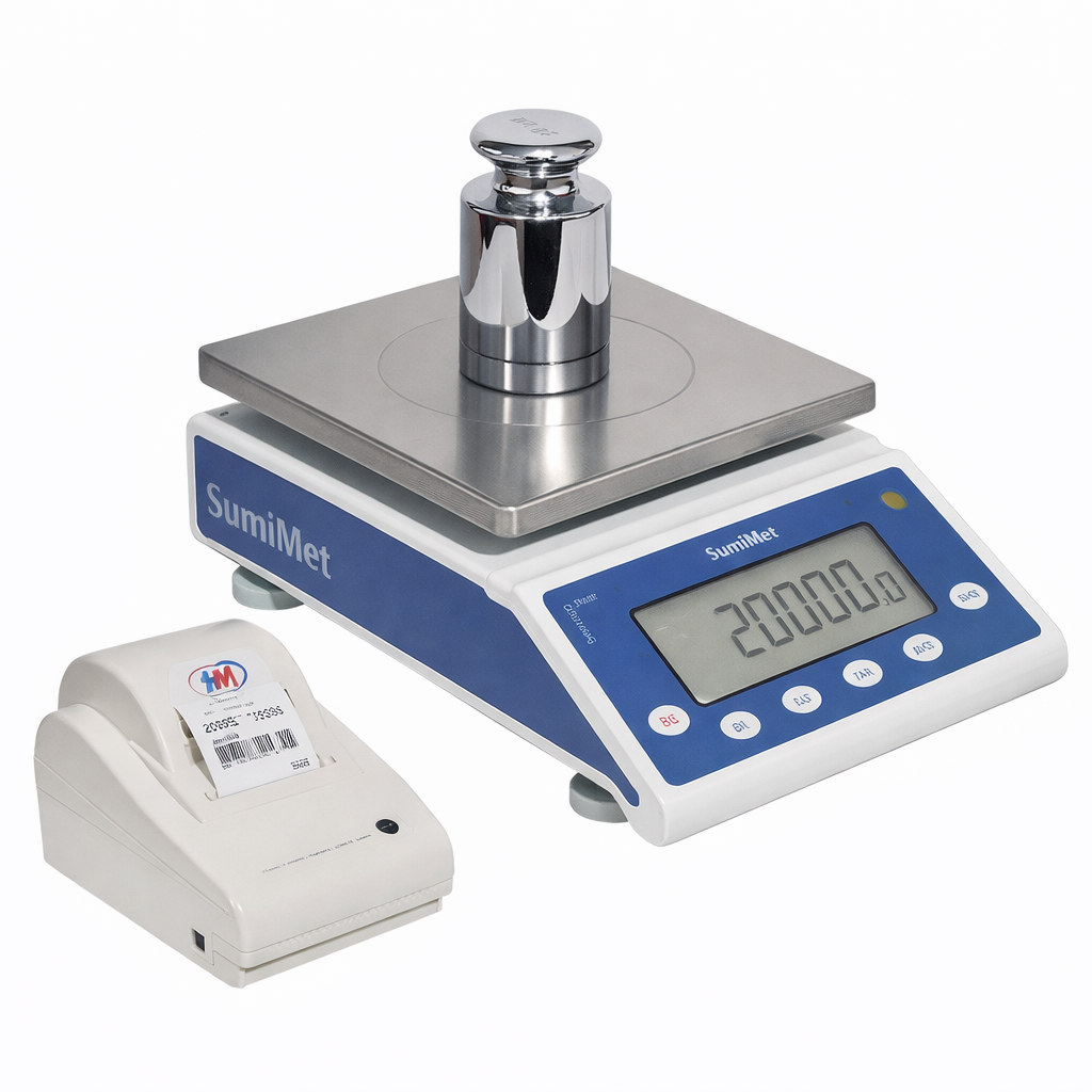 Balanza de precisión SM/10000/1G, 10000 gr/ 0.1 g, SumiMet - 4