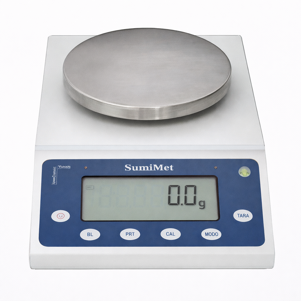 Balanza para laboratorio SM/5000/2G, 0 a 5000 g, 0.01 g, SumiMet - 1