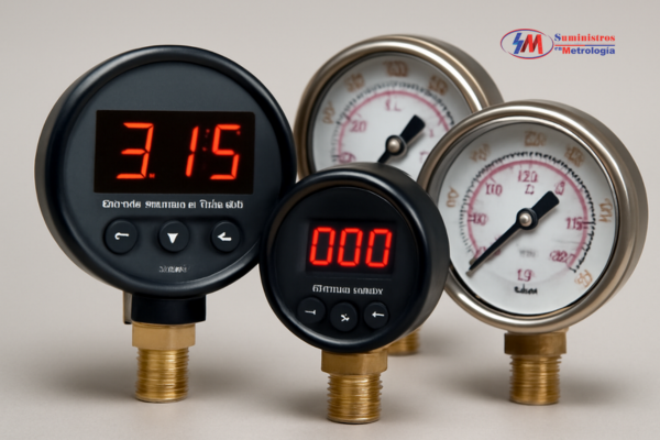 Manómetros digitales y analógicos: cotiza el tuyo hoy mismo