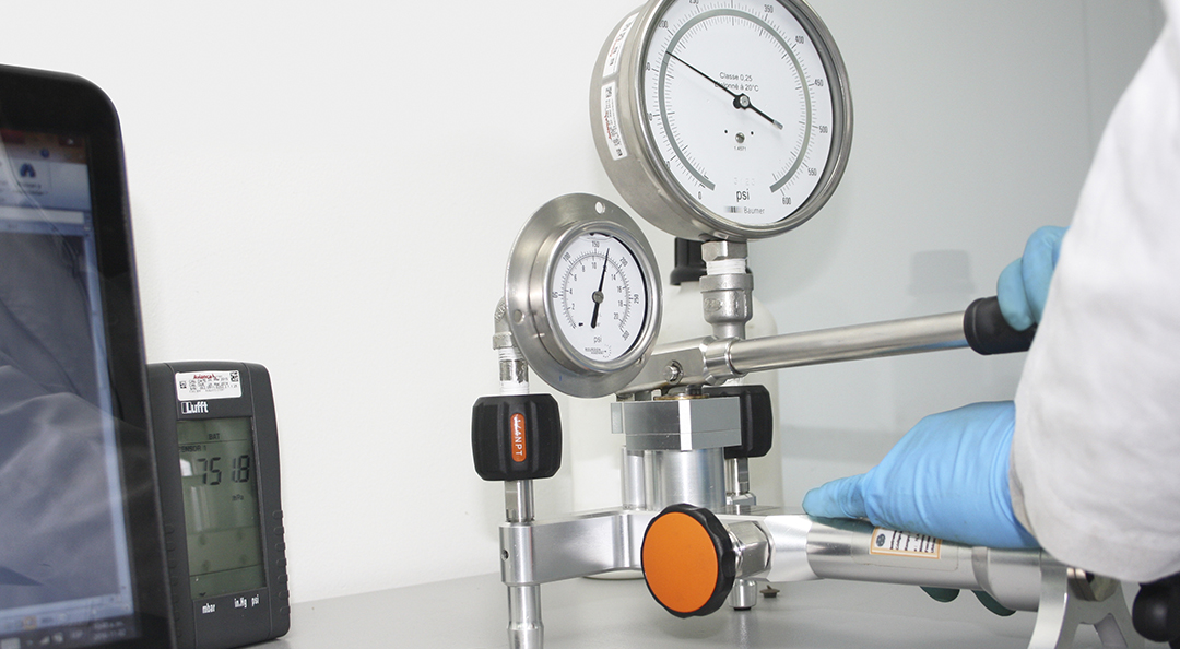 Calibración de manómetros
